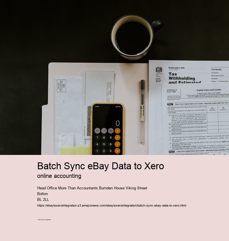 Batch Sync eBay Data to Xero