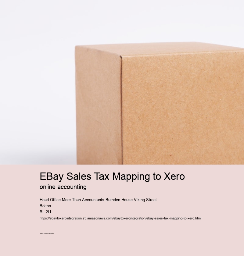 eBay Sales Tax Mapping to Xero